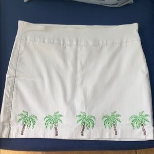 White sporty skort.